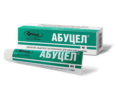 Паста, регенерация и восстановление, для кожи вокруг стомы, 45 г, АБУЦЕЛ, Россия