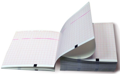 Бумага для ЭКГ, 4033, пачка, 90х90, 400 л., с сеткой, с меткой , ФДБ, Россия