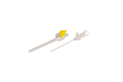 Катетер внутривенный перифер. с доп.портом, с крыльями, 24G, 2 р/к пол., FEP, Integral, Китай