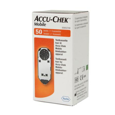 Тест-полоски Accu-Chek Mobile, глюкоза, 