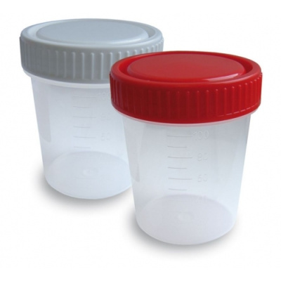 Контейнер для сбора биоматериалов 60 мл, стерильный, Полимерные изделия, Россия