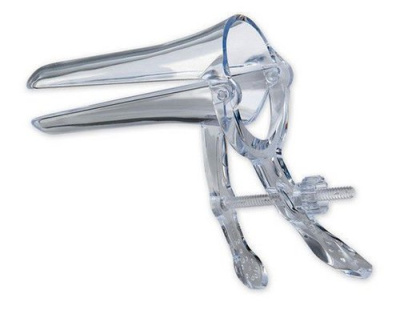 Зеркало гинекологическое по Куско, взрослое, р-р S, центр. винт. фиксация, Jiangsu Kaishou, Китай