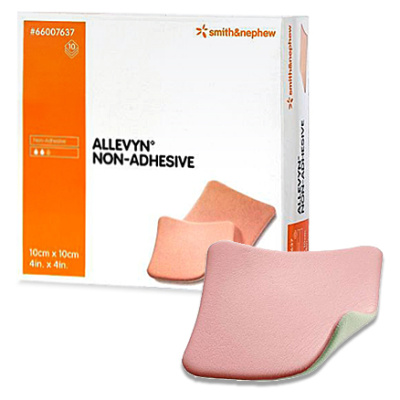 Повязка, неадгезивная, 10x10 см, Allevyn Non Adhesive, 