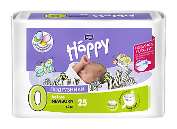 Bella Happy Newborn 0 0-2 ru 25 шт