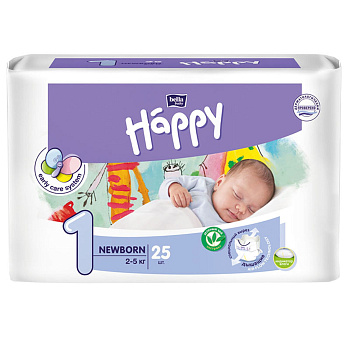 Bella Happy Newborn 2-5 кг 25шт