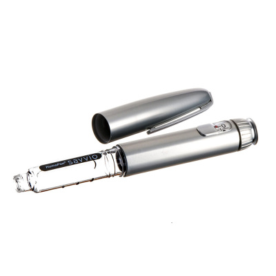 Шприц-ручка многоразовая, серая, HumaPen Savvio, США