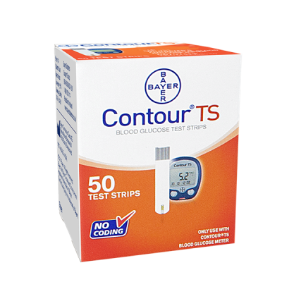 Тест-полоски Contour TS, глюкоза, 50 шт/упак