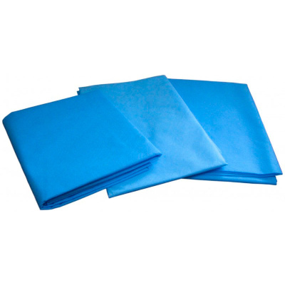 Простынь однораз., стерил., 80х200 см, спанбонд, 20 г/кв м, инд. слож., Гекса, Россия