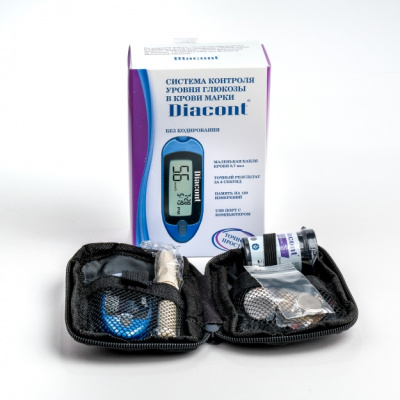 Глюкометр Diacont mini, глюкоза, Тайвань