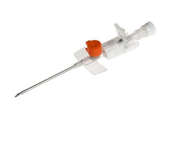 Катетер внутривенный с доп. портом и крыльями, 14G, 2 р/к пол., PTFE, Ларс, Индия