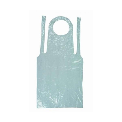 Фартук однораз., 75х115 см, полиэтилен, пачка, 100 шт./упак., Китай