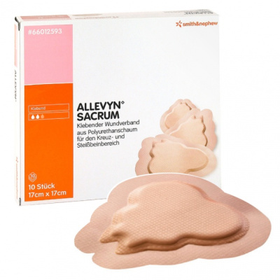 Повязка, 17x17 см, Allevyn Sacrum, 