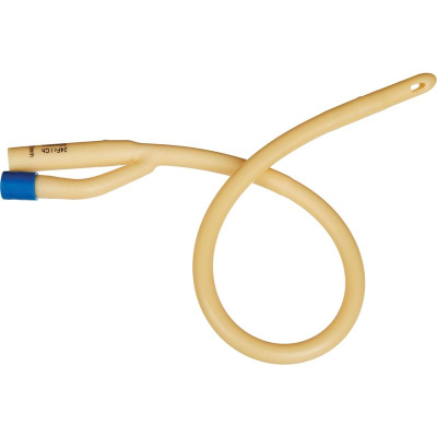 Катетер Фолея, двухходовой, Ch24, латекс, силиконовое покрытие, Хайянь Канджин, Китай