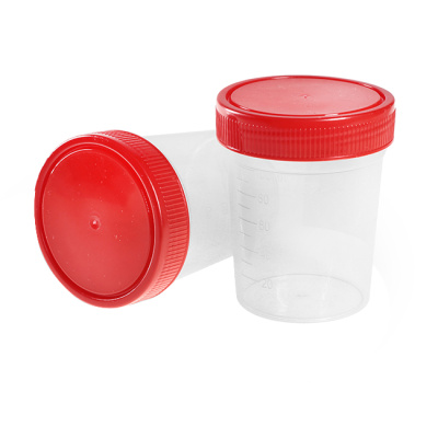 Контейнер для сбора биоматериалов 60 мл, стерильный, Полиэфир, Беларусь