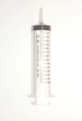 Шприц 150 мл Жанэ, однор., 3х-ком., без иглы, катетер-тип, Vogt Medical, Германия