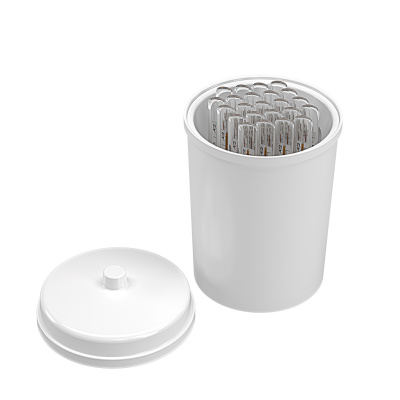 Емкость для хранения термометров 110х170 мм, с крышкой, с вкладышем, 24 шт., 0,8 л, Россия