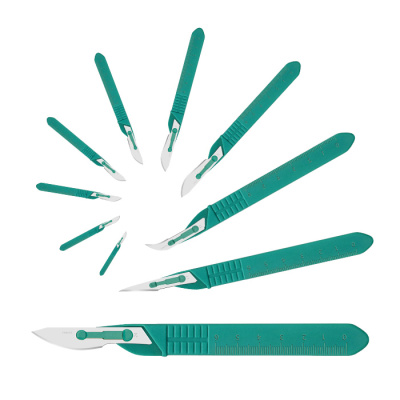 Скальпель одноразовый, стерильный, №19, нерж.сталь/полистирол, Apexmed, Нидерланды